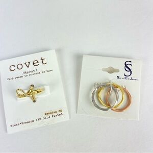 Minimalist Rings Brass Gold Plated Rings size 7